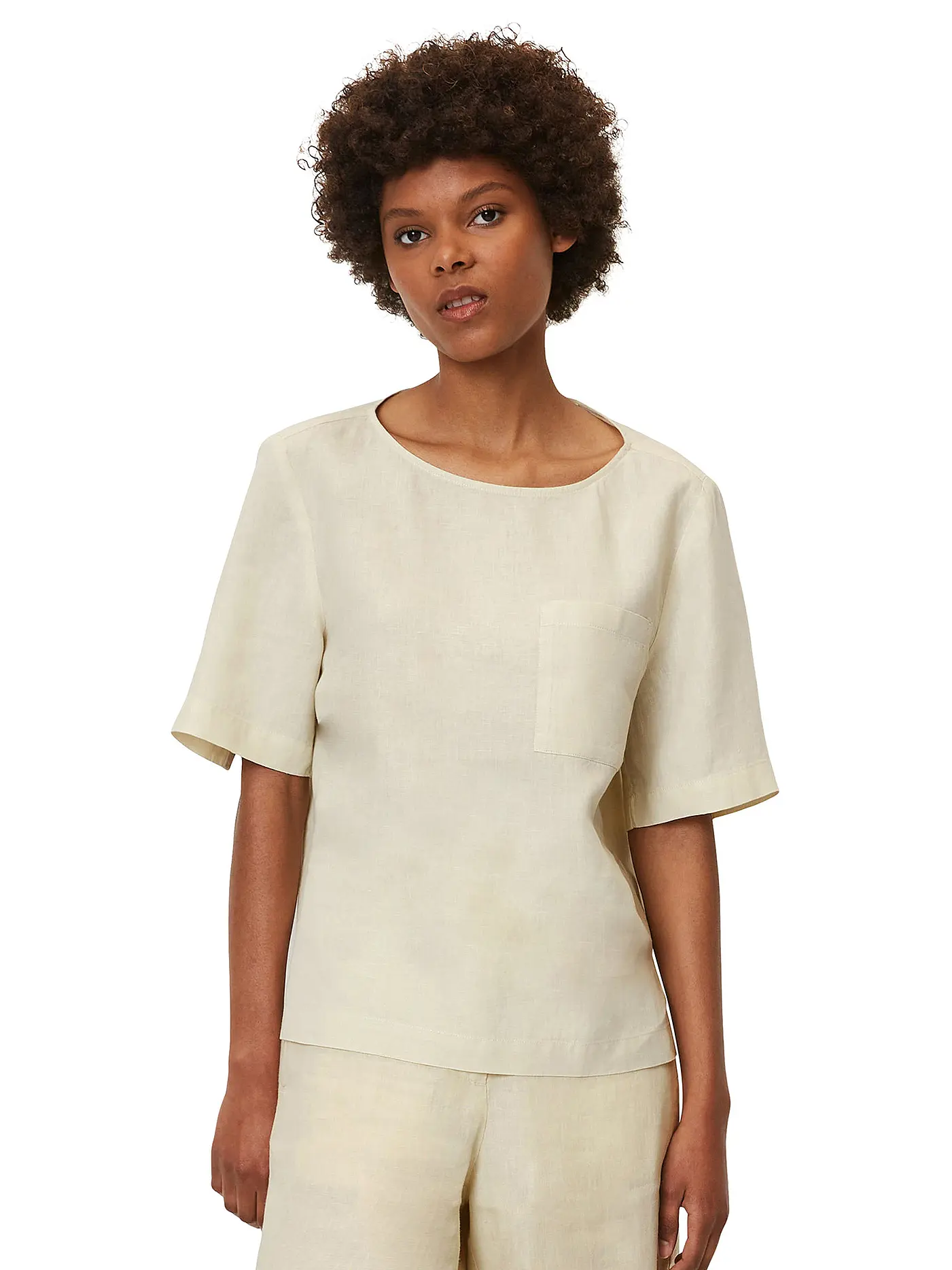 MARC O'POLO | Leinenshirt | creme